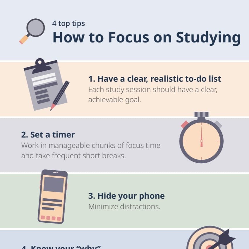 How To Concentrate Better While Studying: Simple Focus Tips